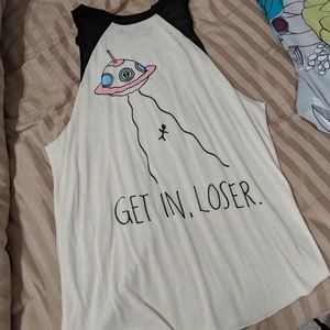 Alien drapey muscle tank